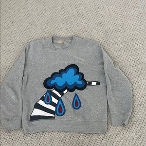 Burberry Gray Casual Sweatshirt